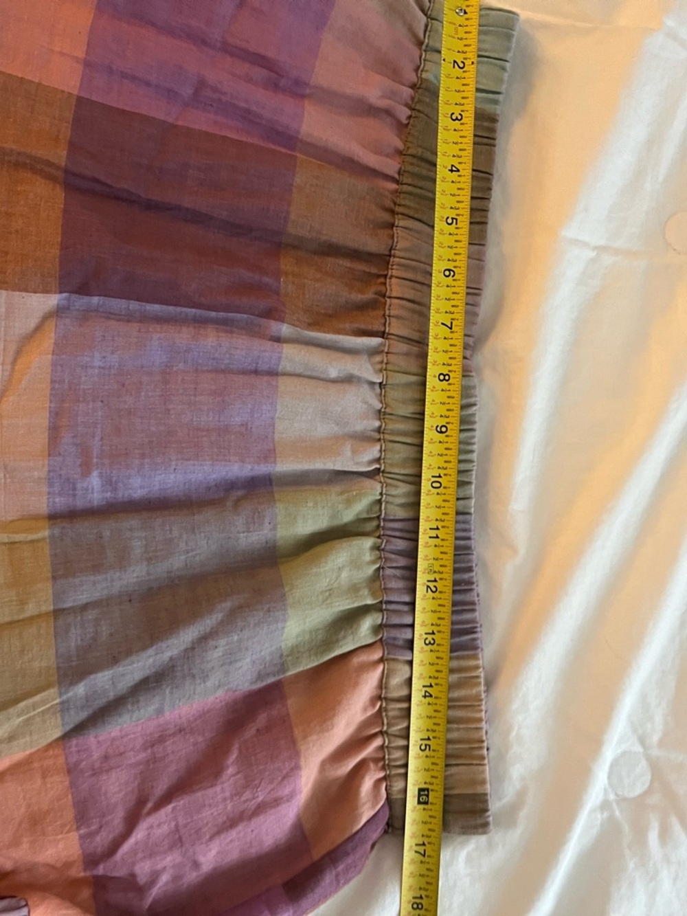 Rujuta Sheth LEILA SKIRT in MERIDA CHEX size XL - Picture 11 of 12